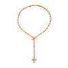 Long Tassel Cross Necklace Sparkling Necklace Fashion Neck Jewelry Alloy Texture for Women Creative Alloy Designs