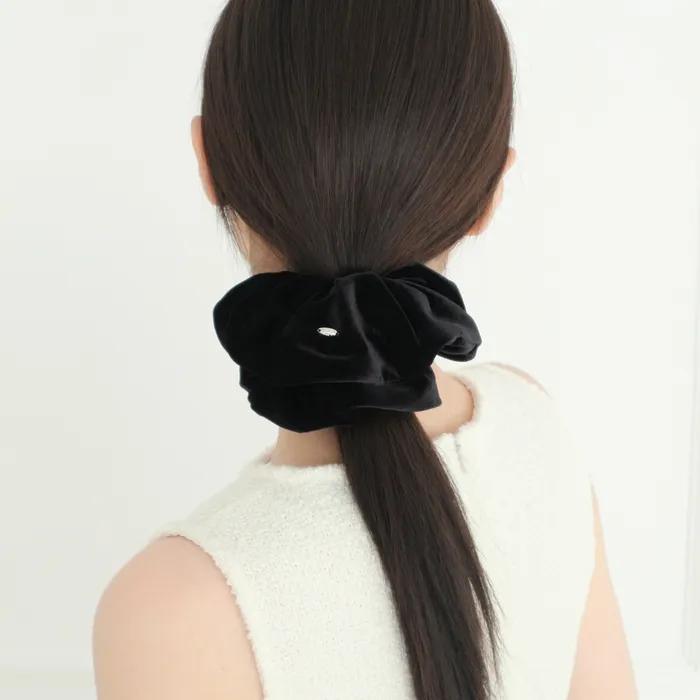 noCTURN GRACE VELVET MEDIUM SCRUNCHIE (4color)