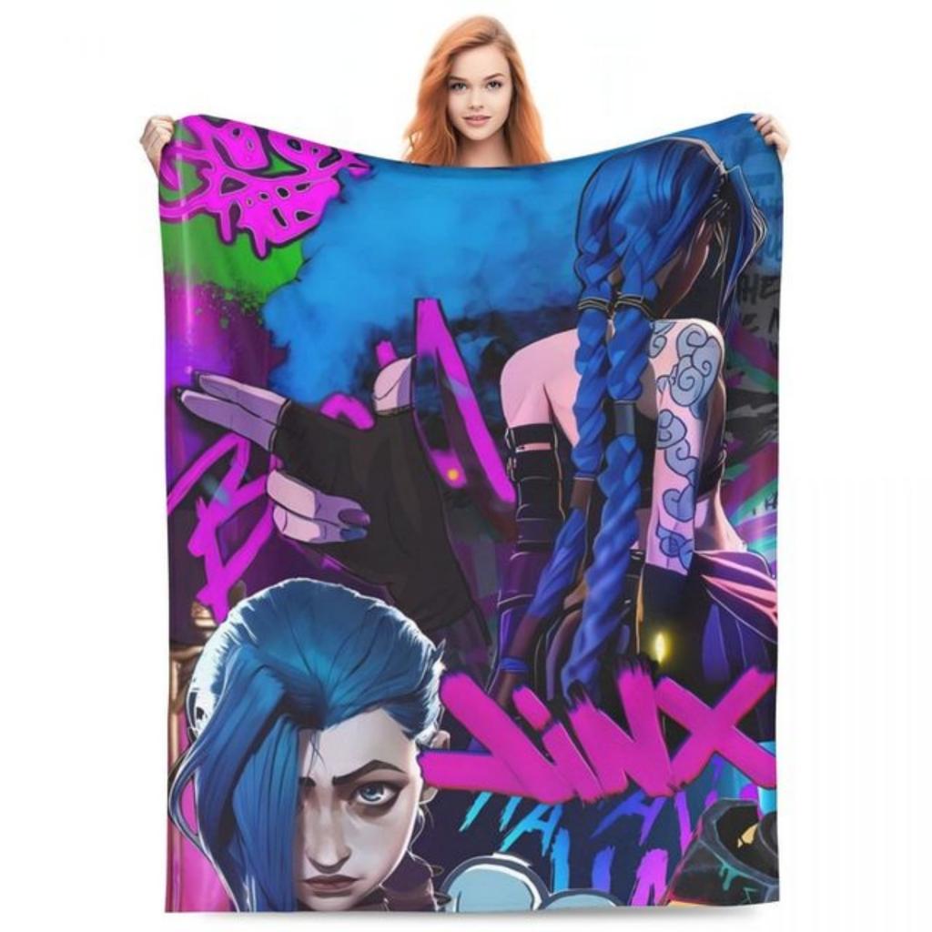 Arcane Blanket 3DPrint Soft Rug Winter Warm Plush Soft Fluffy Blanket With Weight for Sofa Home Decoration Gift for Your Friends