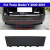 2020 2021 2022 Tesla Model Y Rear Lower Bumper Tow Hitch Cap Cover Plate 1494009-00-A, Black