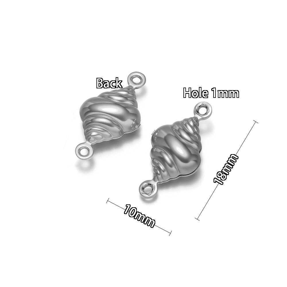 20Pcs Stainles Steel Hollow Ocean Pendants Sea Shells Lobster Starfish Charms DIY Necklace Marine Animal Pendant Jewelry Making