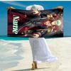 Personalized Customized Proof Beach Towel with Zoro the Pirate King Pattern - Soft, Absorbent,quick-drying,perfect Swimming,camping&bathing