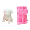 Versatile Dog Candle Making Mold Multifunctional Silicone Dog Mold for DIY Crafters Soap Candle Making Supplies