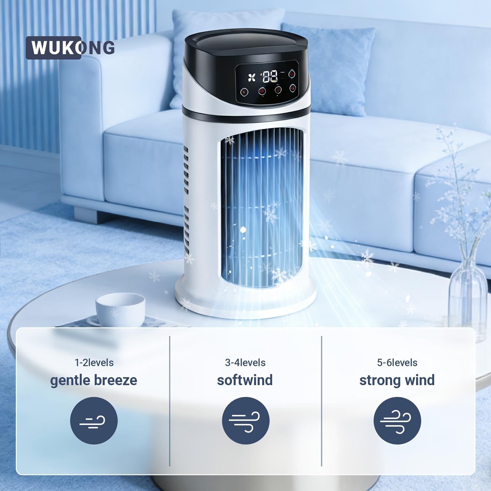 Многофункциональный портативный кондиционер, универсальное устройство 3-в-1, сочетающее портативный кондиционер, увлажнитель и охлаждающий вентилятор белый