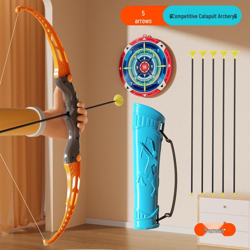 Kids' Cross-Border Archery Set: Bow, Arrows & Target for Outdoor Play