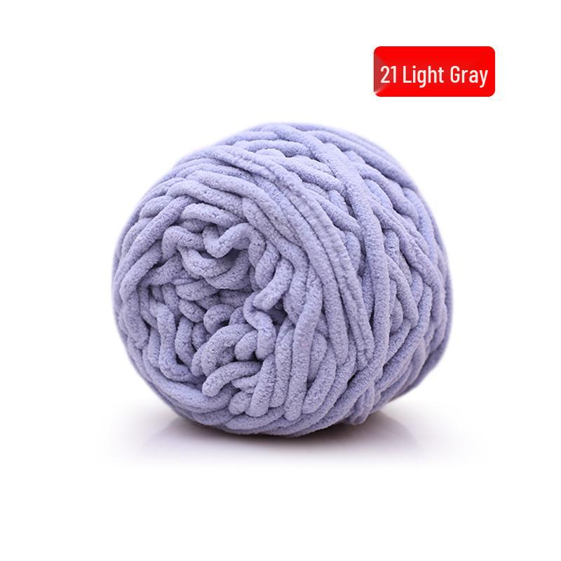Ice Bar Chunky Soft Yarn for Hand-Knitted Scarves, Crochet Hooks, Slippers, and DIY Projects for Men and Women