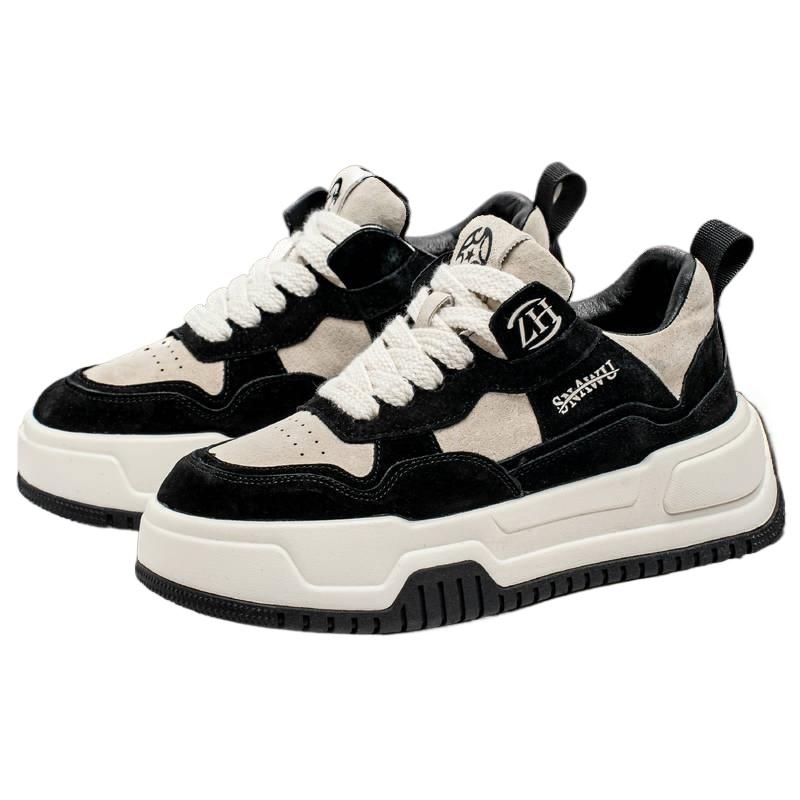 Scarpe da Ginnastica in Tela da Uomo Sneakers alla Moda Scarpe Piatte Comode Scarpe Sportive da Esterno da Uomo Traspiranti Scarpe Primavera Estate Sneaker Massicce