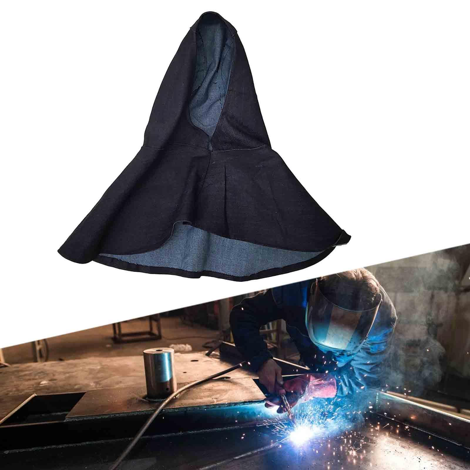 

Тканевый сварочный колпачок с защитой шеи и плеч Профессиональный шлифовальный шлем Style B