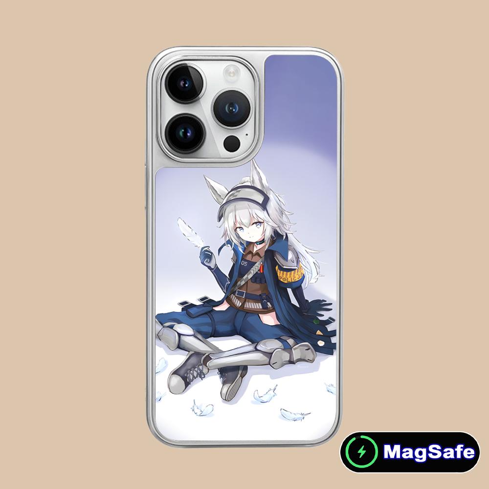 

Arknights Grani Silver Plating Magsafe Mobile Phone Case for iPhone 17 16 15 14 13 12 11 Air Pro Max Plus Colorful Cover iPhone 11
