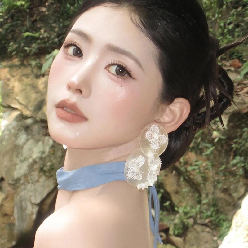 

Новые китайские свадебные серьги Супер фея серьги из ракушек Мори галстук аксессуары для свадебного платья Премиальные ретро серьги Женщины