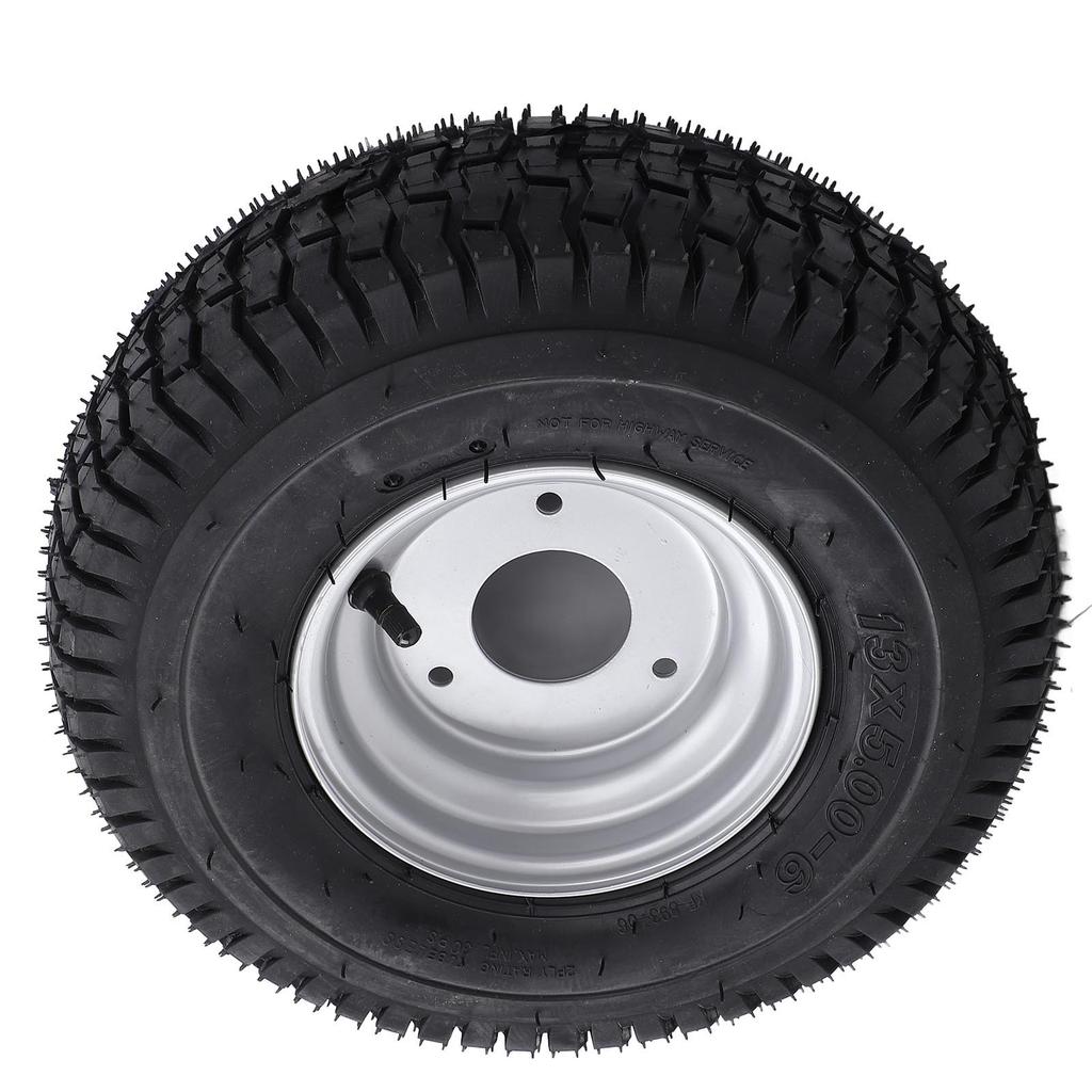 Anvelopă 13x5.00 6 Roată cu Jantă Vacuum Fără Cameră Tracțiune Îmbunătățită Antiderapant Anvelopă All Terrain pentru ATV Quad Go Kart Golf