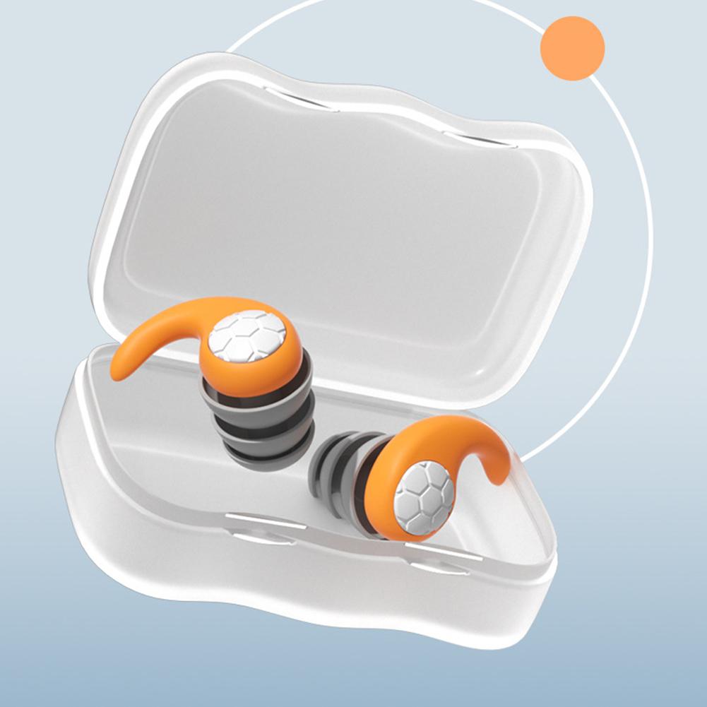 Silicone Protection Ear Earplugs Sound Insulation Swimming Ear Plug 3 Layer Soft Diving Ear Plugs for Swimming Showering