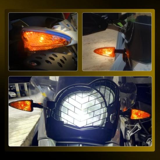Pair Motorcycle LED Turn For Light Signal BMW F800GS Smoked S1000RR F800S Lens