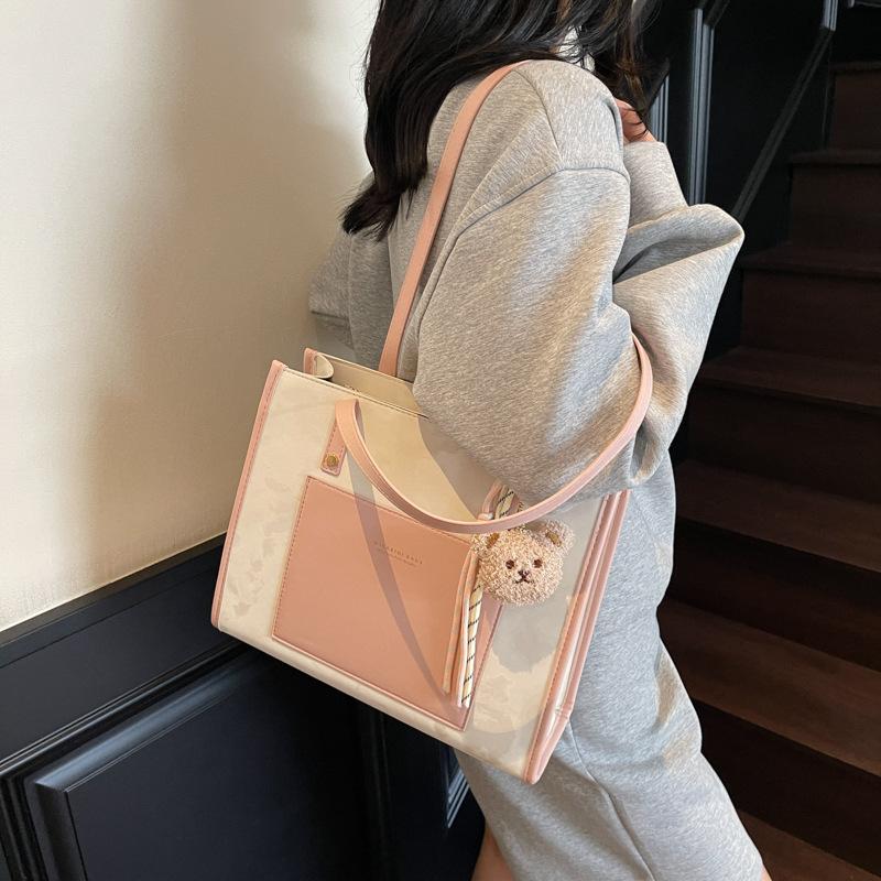 Premium Tote Bag New Commuter Bag Large Capacity Women's Bag Summer Versatile Handheld Shoulder Bag