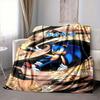 Custom 1pc Sonic Adventure: Heroic Battle Blanket, Soft And Comfortable Blanket, Casual Warm, Camping Travel Blanket, Birthday Gift Q912182