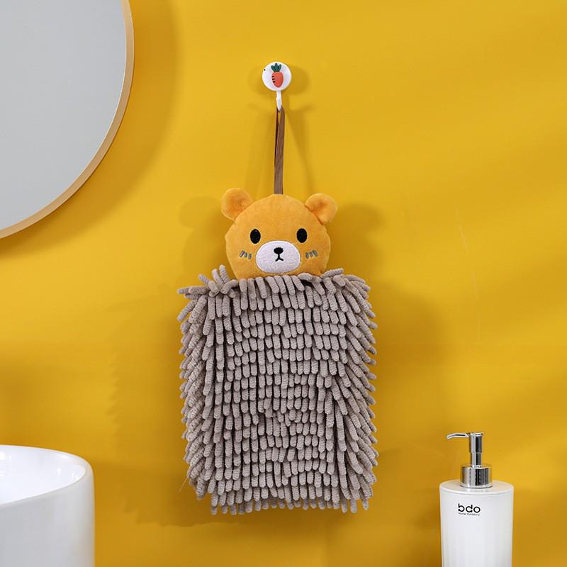 Chenille Fruit Hand Towel: Absorbent, Quick-Dry, Creative Kitchen Hanging Wipe