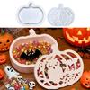 Hollow Out Pumpkins Ghostly Silicone Molds DIY Halloween Craft Storage Box Decoration Resins Ornamentation for Adults