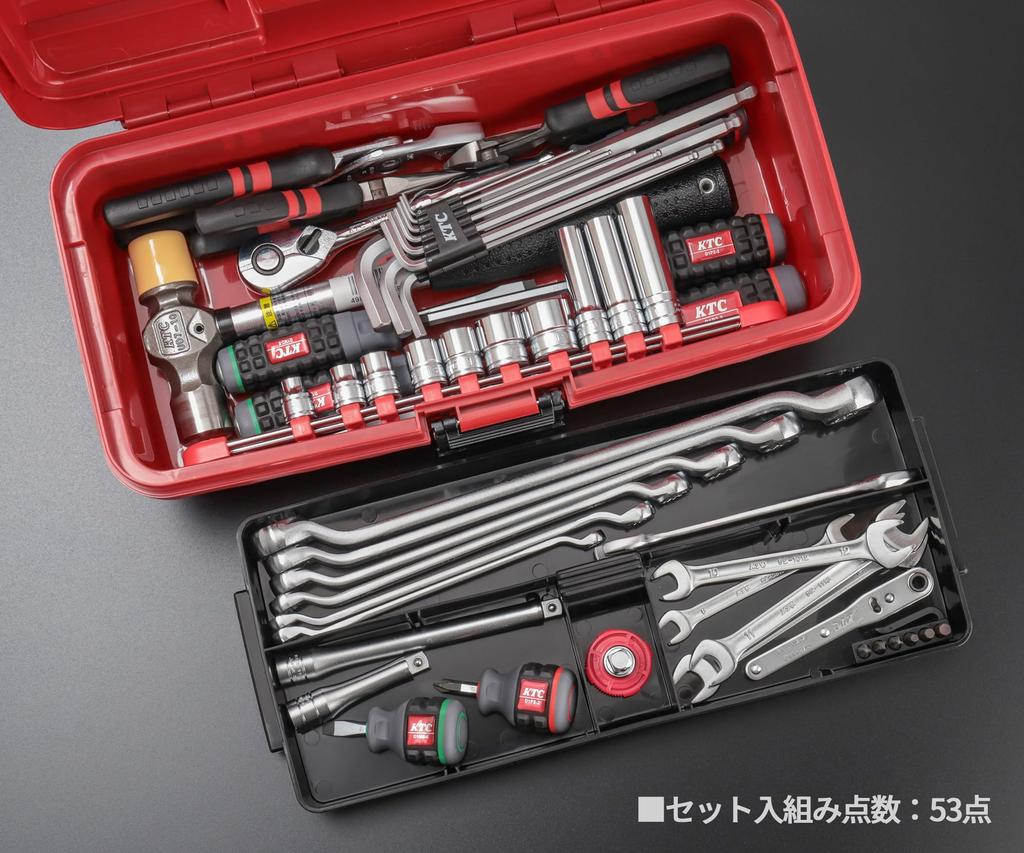 KTC Original Tool SK33913PSEM 9.5 Sq. 53-piece Set, EKP-5 Compatible,