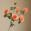 Large Simulation Rose Flower Branches Real Touch Fake Flower  Home Living Room Decor