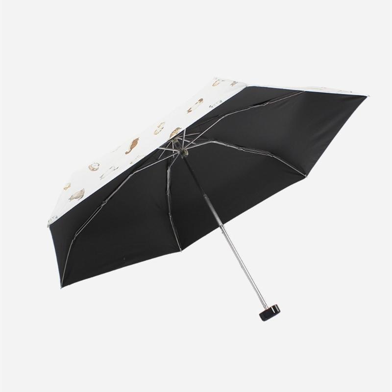 Cartoon Umbrella Adorable Kitten Print For Outdoor Travel And Daily Use Cartoon Kitten Print