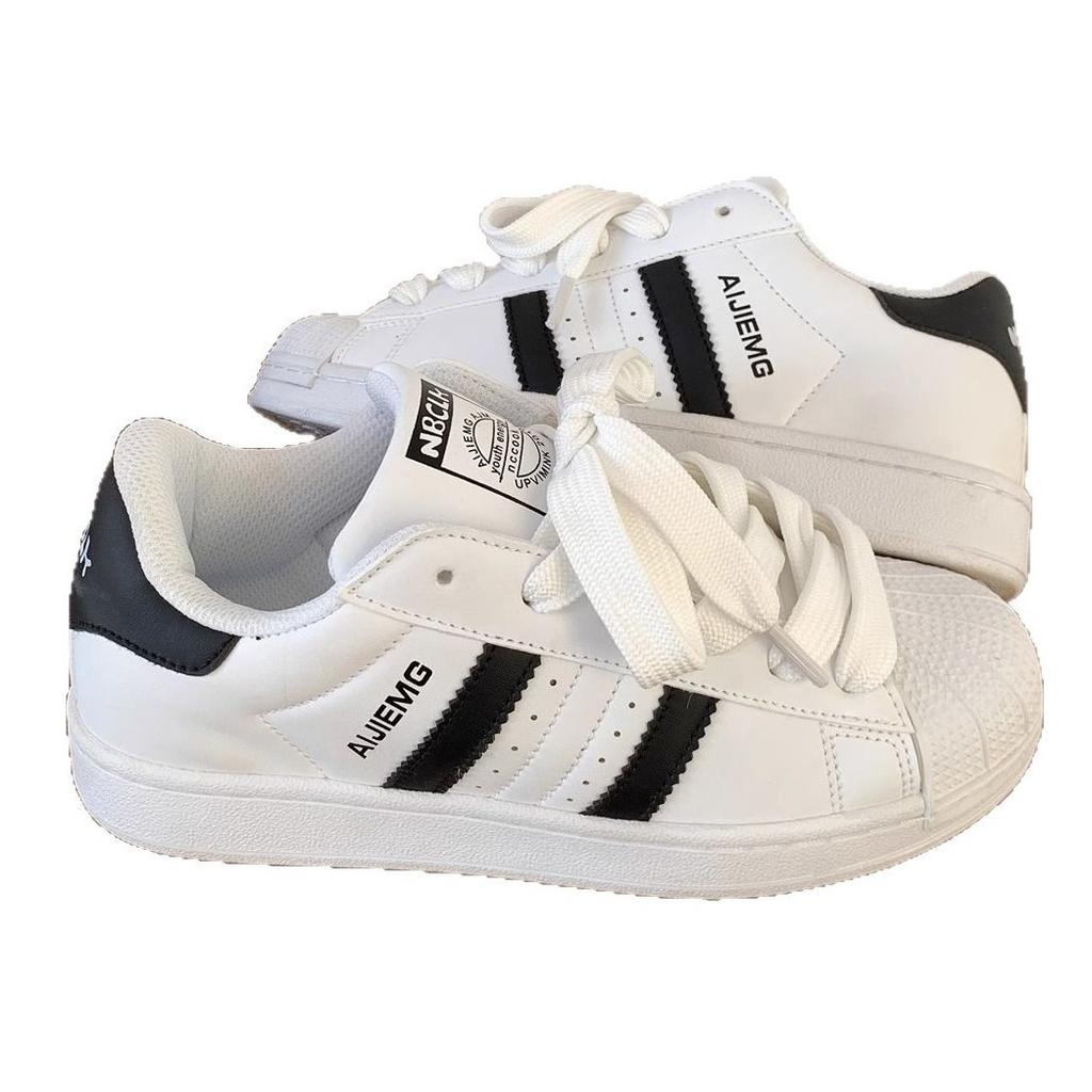 Hong Kong style shell head board shoes women's 2025 autumn new platform white shoes student versatile casual soft-soled sports shoes