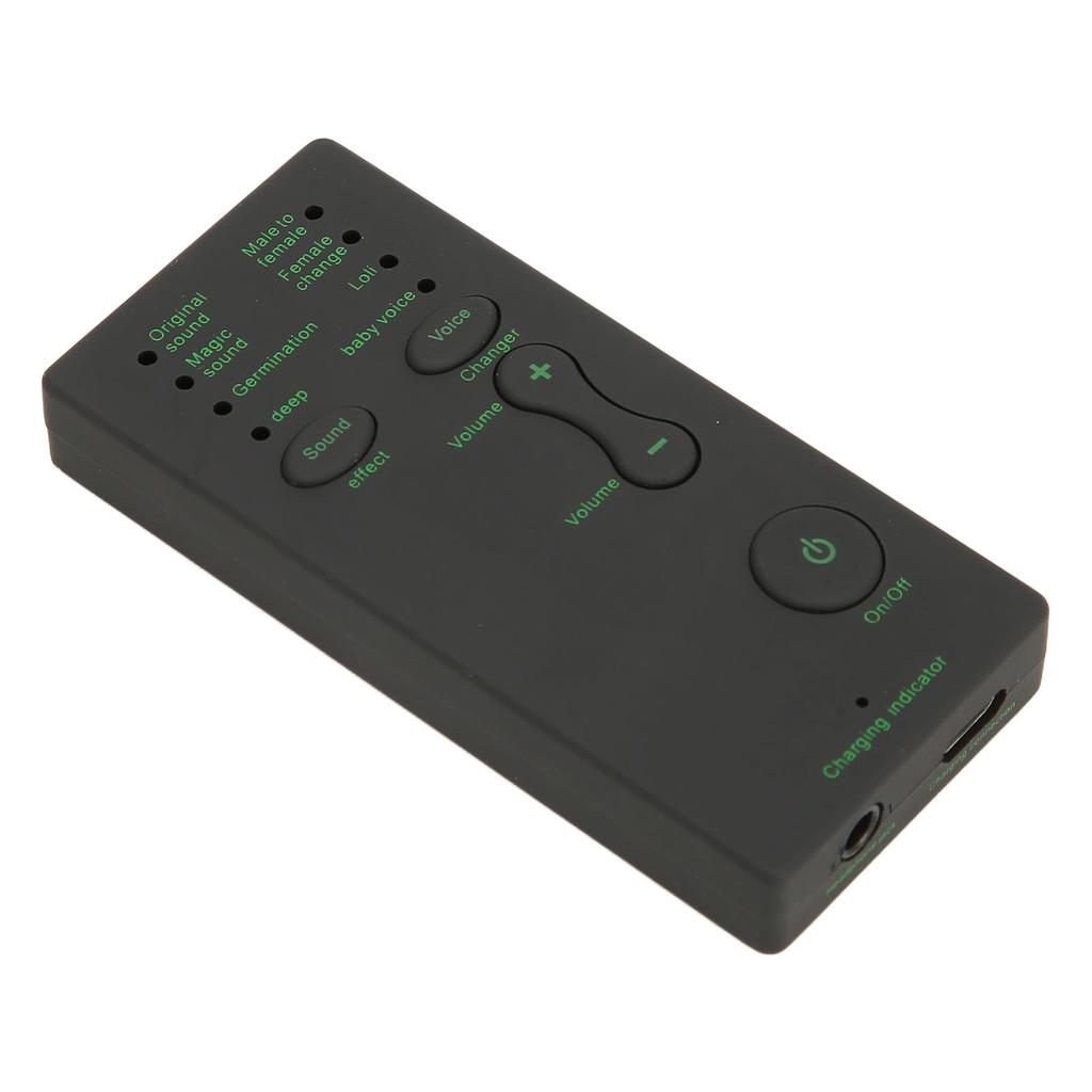 Phone Voice Changer Portable Mini 7 Sound Effects Handheld Voice Changer for Game Playing Livestreaming
