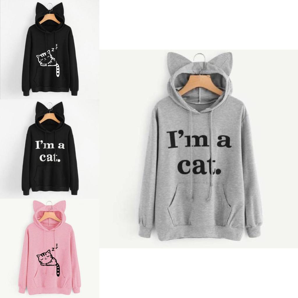 Streetwear Hoodie For Women With Letter Pattern And Cotton Blend For Casual Fall Fashion