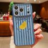 Stripe Heart Pattern Case For iPhone 17 18 Pro Max For iPhone 16 15 14 13 Pro Max Magnetic For Magsafe Skin Feel Hybrid Phone Cover