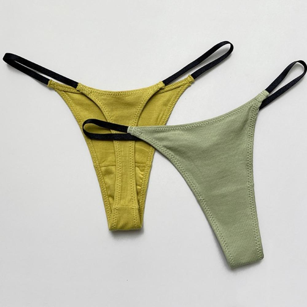 Dünne Träger Nahtlose Slips G-Strings Damen Slips Einfache T-Back Strings Mädchen