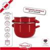 Marmite à moule - MENASTYL - 3645562 - En acier émaillé - Noir - 18 cm - 2,7 litres - Tous feux dont induction
