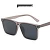 Men's Retro Square Frame Polarized Sunglasses with HD TAC Lenses for Driving