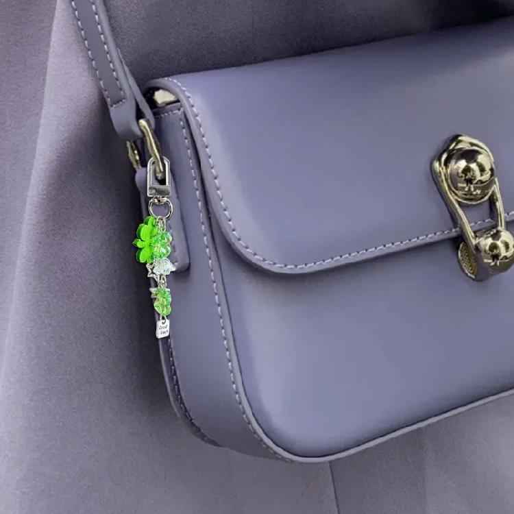 High Quality Beaded Clovers Keychain Sturdy Phone Pendant Phone Charm Accessory for Personalizing Your Phone or Bag