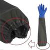 Extra Long Waterproof Rubber Gloves - Reusable For Pond And Fishing