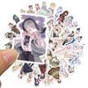 50Pcs/Set Lolita Girls Series 01 Stickers DIY Fashion Mixed Waterproof Doodle Decals Stickers