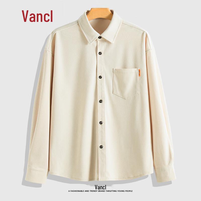 

VANCL Men s Corduroy Long-Sleeve Shirt 3XL
