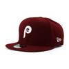 Cap 9FIFTY Snapback Philadelphia Phillies MLB TEAM BASIC SNAPBACK CAP MAROON PHILADELPHIA PHILLIES Maroon 950 Hat [New Era] [Used]