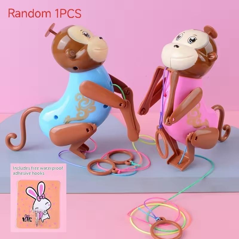 

1 Set Fun Pull Line Game Interactive Cartoon Monkey Climbing Rope Toy For Children Educational Learning Play For Babies Fun Toys