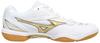 Mizuno Wave Fang PRO Badminton Shoes, White/Gold, Size 25.5 cm, 2E