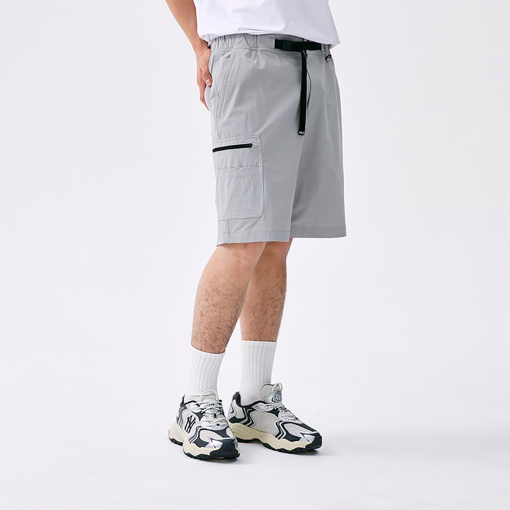 New MLB New York Yankees Basic Collection SS25 Cargo Shorts Unisex Light Gray 3ASMB0453-50GRL