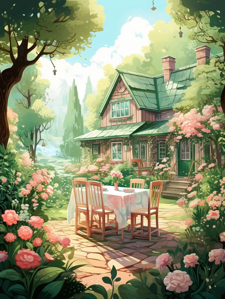 

Новое поступление Алмазная мозаика Дом рукоделие Пейзаж Живопись Сад Полный квадрат Круглый вышивка Настенный декор Full Round 20x30CM