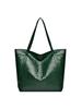 European and American retro bags women's new large-capacity crocodile pattern tote bag texture casual versatile commuter shoulder bag