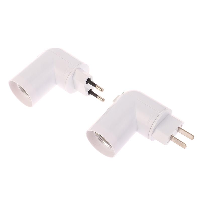 1Pc E27 Socket Lamp Bulb Adapter 360 Degrees Adjustable Light Bases Lamp Holder Converter Light Bulb Adapter Eu Us Plug