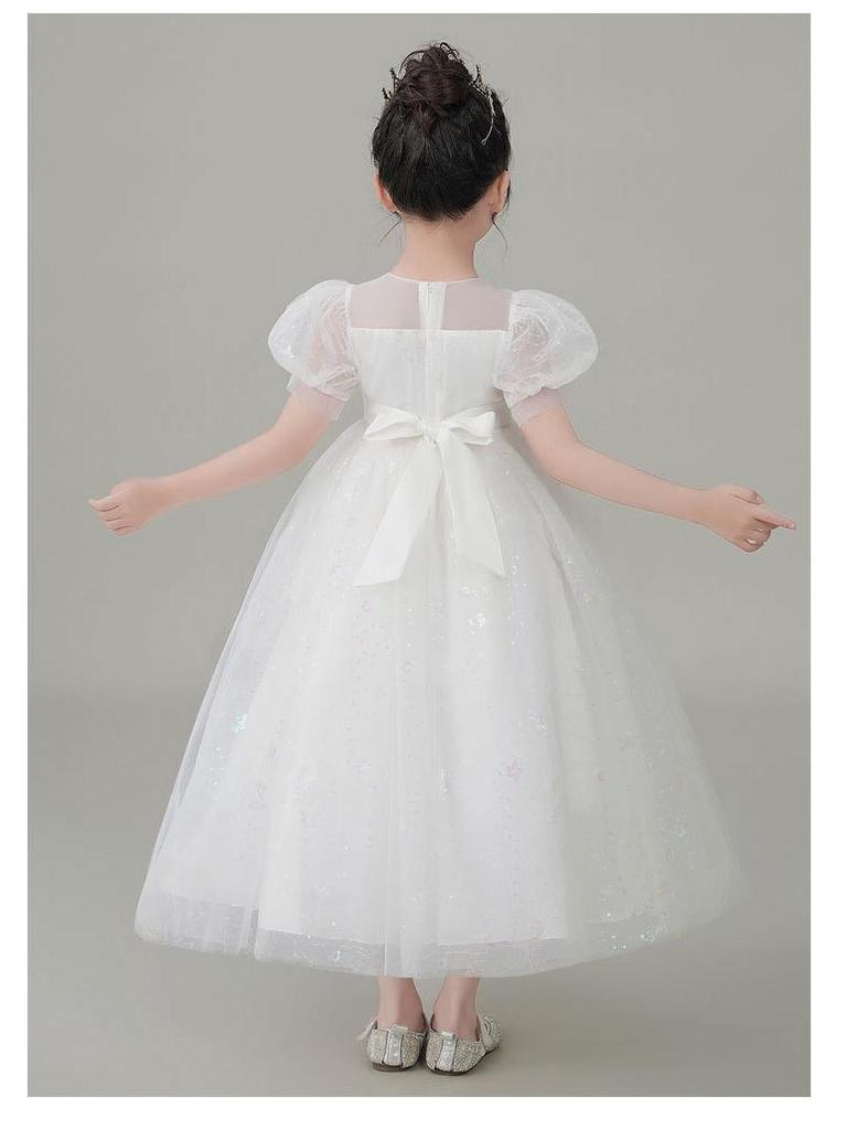 Sommer Mädchen Langes Prinzessin Hochzeits- und Abendkleid
