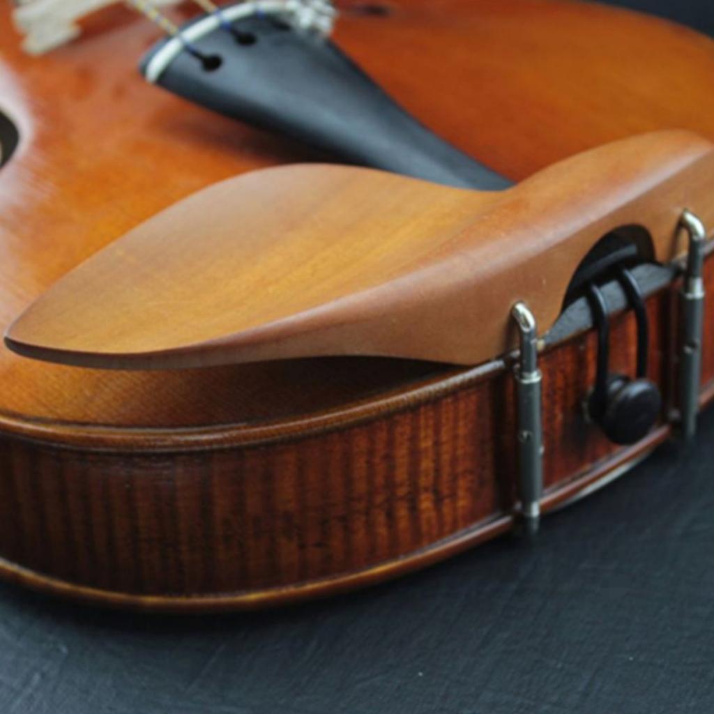 Violin Chin Rest Premium Material Violin Chinrest Kit Wooden Jaw Rest Long-Lasting Musical Instrument Accessory Sturdy Wood