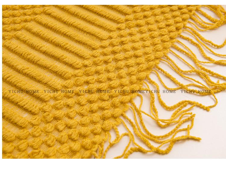 Elegant Sofa Throw Blanket - Pure Color, Air Conditioning, Office Nap, Decorative, Autumn/Winter Luxury Style Blanket