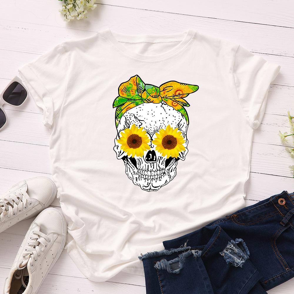 Cotton Comfort Top Fashion Versatile Short Sleeve Casual T-Shirts Women’s