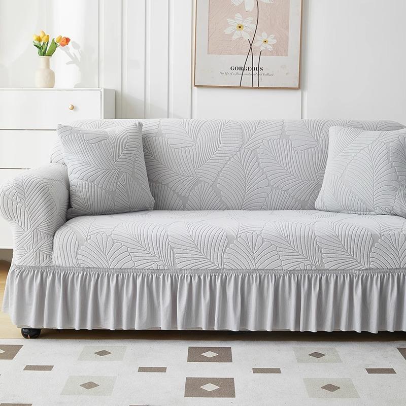 Skirt Sofa Cover New Anti Cat Claw All Inclusive Universal Cover All Seasons Dustproof Elastic Protective Cover