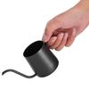 304 Roestvrij Staal Anti-aanbak Lang Tuit Koffiepot Ketel Theepot voor Thuis Koffiebar Cafés(Zwart 250ml )