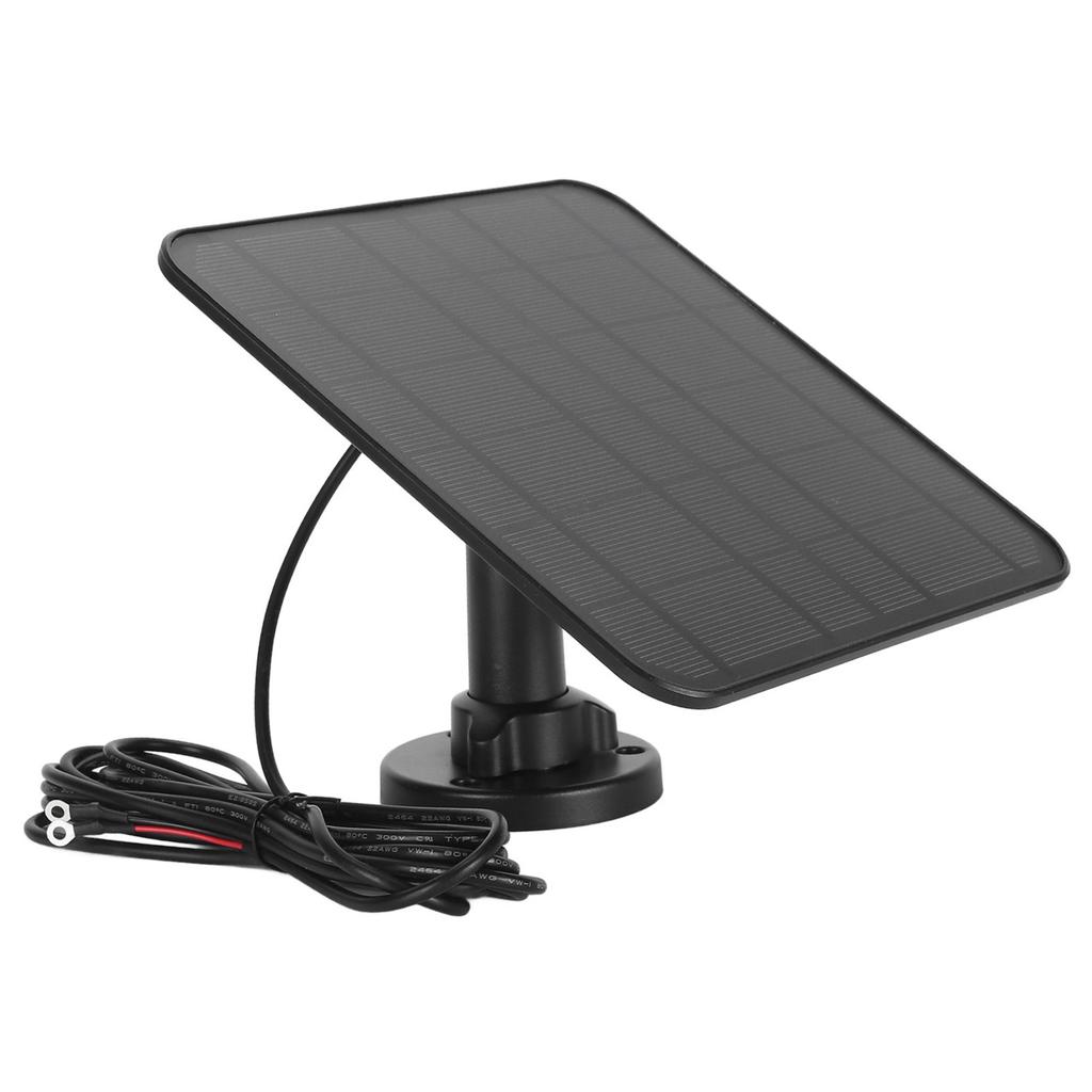 12W Solární panel pro zvonek IP66 Vodotěsný 360 Stupňů Nastavitelný Držák Kamera Solární panel