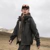Li Ning Outdoor CF Waterproof Fashion Simple Comfortable Breathable Versatile Casual Windbreaker Unisex Outerwear Black AFYW025-3
